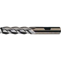 HGC-4C Finishing End Mill, 1/2"/0.5" Dia., 4"/101.6 mm L, 4 Flutes, 1/2"/12.7 mm Shank, High Speed Cobalt Chandler Sales