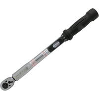 Cl&eacute; dynamom&eacute;trique &agrave; t&ecirc;te fine pour usage intensif, &agrave; cliquer, Entraînement 3/8" carr&eacute;, 10 - 80 lb-pi Chandler Sales