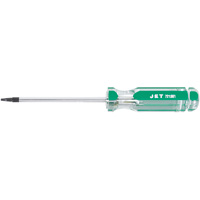 Square Jumbo Handle Screwdriver, #1 Tip, Round, 4" L, Plastic Handle Chandler Sales