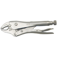 Super Heavy-Duty Locking Pliers with Cutter, 5" Length, Curved Jaw Chandler Sales