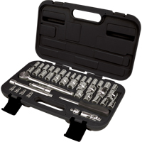 Jeux de douilles SAE/m&eacute;triques 1/4" et 3/8", 41 Mcx Chandler Sales