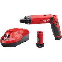 Ensemble tournevis hexagonaux M4, 1/4", 4 V, 44 lb-po couple max., Lithium-ion bloc-pile Chandler Sales