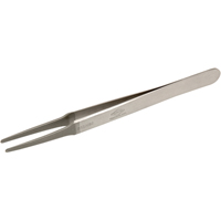 Tweezers - Flat Round Tips, Straight - 4.75" (120 mm) Chandler Sales