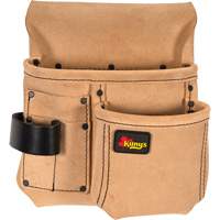 Half Carpenter Apron, Multiple Tool Holder, Leather, 4 Pockets Chandler Sales