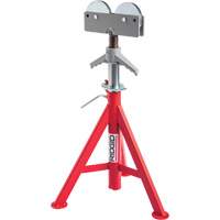 Roller Head Low Pipe Stand #RJ-98, 59-104 cm Height Adjustment, 12" Max. Pipe Capacity, 1000 lbs. Max. Weight Capacity Chandler Sales
