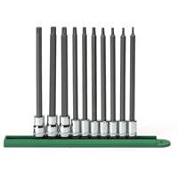 Jeu de douilles longues, Torx, Prise 1/4"/3/8", 10 mrcx Chandler Sales