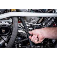 Jeu de cl&eacute;s longues &agrave; coupe &agrave; 12 pans avec pochette &agrave; outils roulable, Combinaison, 15 morceaux, Imp&eacute;rial Chandler Sales