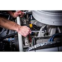 Jeu de cl&eacute;s longues &agrave; coupe &agrave; 12 pans avec pochette &agrave; outils roulable, Combinaison, 15 morceaux, Imp&eacute;rial Chandler Sales