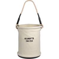 Heavy-Duty Buckets, 11" L x 11" W x 16" H, Canvas, Beige Chandler Sales