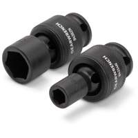 Jeu de 15 douilles m&eacute;triques flexibles universelles &agrave; chocs 3/8" &agrave; 6 pans Chandler Sales