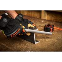 Double Cut File with Green Handle, Half Round, 8", Bastard Chandler Sales