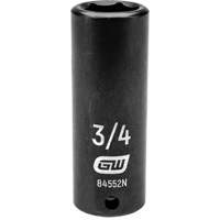 Douille SAE, Chocs, 3/4", Prise 1/2", 6 pans, Profond Chandler Sales