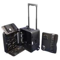 Trousse d'outils de service mobile sur 2 roues, 16-3/4" la x 13-1/2" p x 20" h, Noir Chandler Sales