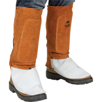 Leather Spats, 14" L, Lava Brown Chandler Sales