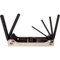 Folding Hex Key Set, 7 Pcs., Metric Chandler Sales