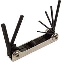 Folding Hex Key Set, 7 Pcs., Metric Chandler Sales