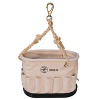 Seau ovale, Toile, 41 pochettes, Naturel Chandler Sales