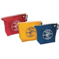 Zipper Tool Pouches, 3-Pack, Canvas, 1 Pockets, Natural Chandler Sales