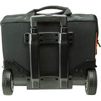 Tradesman Pro Rolling Tool Bag, Ballistic Polyester, 24 Pockets, Black/Orange Chandler Sales