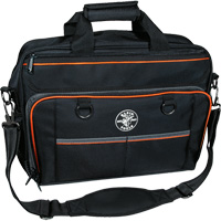 Sac techno Tradesman Pro avec pochette pour ordinateur portable, Polyester, 22 pochettes, Noir/Orange Chandler Sales