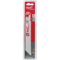 High Performance Super Sawzall&reg; Blades, Bi-Metal, 8.5 TPI, 6" L x 3/4" W Chandler Sales
