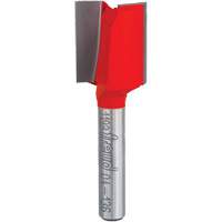 Router Bit - Double Flute Straight Bit, 5/8" Dia., 7/8" H, 2-1/8" L, 1/4" Shank Chandler Sales