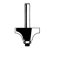 Router Bit - Beading Bit, 5/8" Dia., 1/4" Shank Chandler Sales