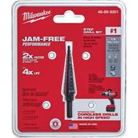 Foret &eacute;tag&eacute; no 1, 1/8" - 1/2", Incr&eacute;ments de 1/32", Acier rapide Chandler Sales