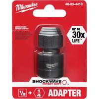 Adaptateur de douille carr&eacute;e &agrave; hexagonale pour tournevis &agrave; percussion Shockwave, Chocs, Prise 1/4", Douille 1/2", 1,875" lo Chandler Sales