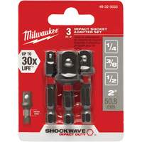 Jeu d'adaptateur de douilles &agrave; chocs Shockwave, 1/4" Prise, Sph&eacute;rique, 1-7/8" lo Chandler Sales
