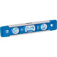 True Blue&reg; Torpedo Level, 9" L, Aluminum, 3 Vials, Magnetic Chandler Sales