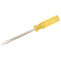Slotted Screwdriver, 1/4", 6-3/4" L, Plastic Handle Chandler Sales