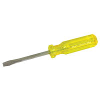 Slotted Screwdriver, 1/4", 8-1/4" L, Plastic Handle Chandler Sales