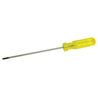 Tournevis &agrave; fente d'&eacute;lectricien, Tige de 5/32", Ronde, 9-1/2" lo, Prise en Plastique Chandler Sales