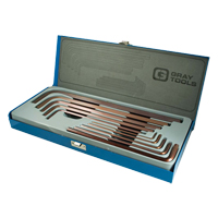 Extra Long Arm Hex Key Set, 10 Pcs., Imperial Chandler Sales