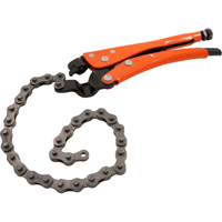 Locking Chain Clamp Pliers, 10" Length, Omnium Grip Chandler Sales