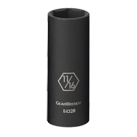 Douille, Chocs, 5/16", Prise 3/8", 6 pans, Profond Chandler Sales