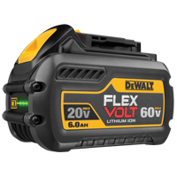 FlexVolt Battery, Lithium-Ion, 60 V, 6 A Chandler Sales