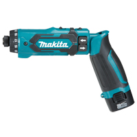 Cordless Drill/Driver Kit, Lithium-Ion, 7.2 V, 1/4" Chuck, 71 in-lbs Torque Chandler Sales