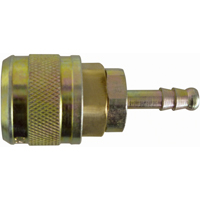 Automax 1/4" Hose Barb Quick Coupler, Brass Chandler Sales