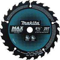Max-Efficiency Circular Saw Blade, 6-1/2", 25 Teeth, Laminate/Wood Use Chandler Sales
