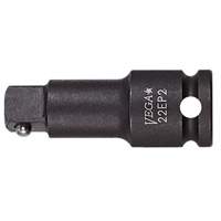 Ball Lock Socket Extension, Impact, 3/8" Drive, 1-3/8" L Chandler Sales