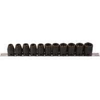 Socket Set, 11 Pcs, Impact, 1/2" Drive Size Chandler Sales