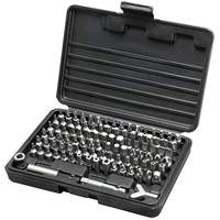 Master Driver Bit Set, 100 Pcs., Clutch/Hex/Phillips/Pozidriv&reg;/Spanner/Square/Torq-Set&reg;/Torx&reg;/Torx&reg; Tamper/Triple Square Chandler Sales