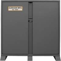 Armoire de rangement avec tablettes pour le chantier, Acier, 47,5 pi³, Gris Chandler Sales