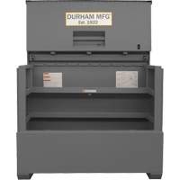 Boîte de rangement pour le chantier, style piano, 60-1/2" la x 34-3/4" p x 49-3/8" h, Gris Chandler Sales