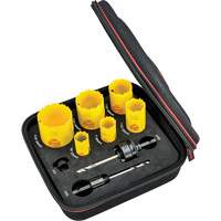 Deep Cut Hole Saw Kit, 9 Pieces Chandler Sales