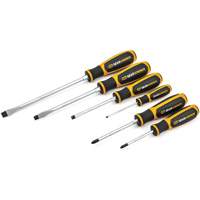 Phillips&reg;/Slotted Dual Material Screwdriver Set, 6 Pcs. Chandler Sales