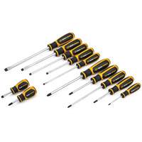 Phillips&reg;/Slotted Dual Material Screwdriver Set, 12 Pcs. Chandler Sales