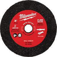 Metal Cut Off Wheel, 3" x 0.04", 3/8" Arbor Chandler Sales